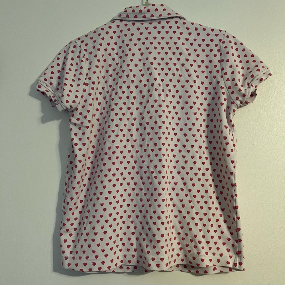 Roller Rabbit women's pink hearts short sleeve pajama top XS extra small - Picture 8 of 9
